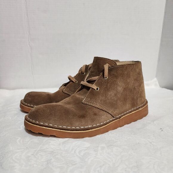 LL BEAN Stonington Brown Suede Leather Chukka Ankle Boots Booties‎ Women's 9M - Picture 2 of 12